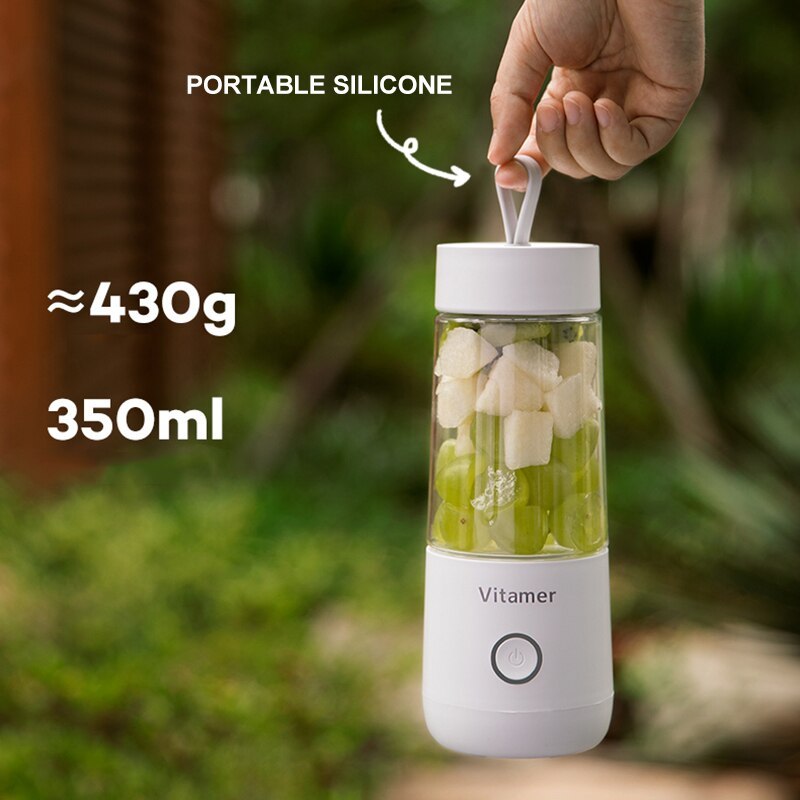 350ml Portable Blender Juicer | Mixer Smoothie Slushy Cup| Juice Blender Bottle |USB Charging |Kitchen Gadgets