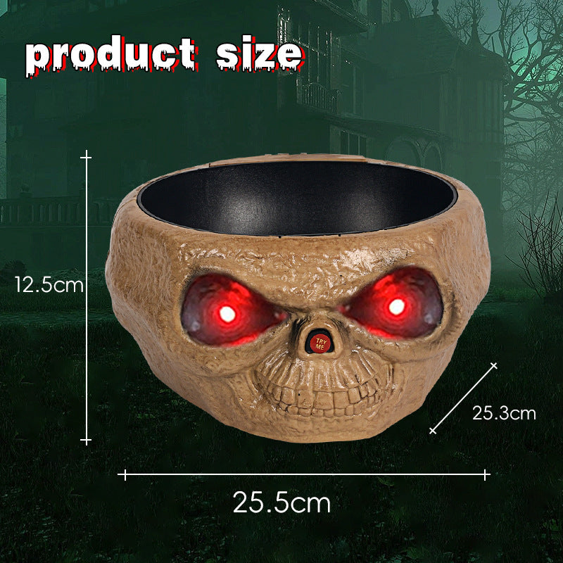 Halloween Candy Bowl | Plastic Pumpkin Bowl With Motion Activated Hand |Halloween Pumpkins Bowl For Trick-or-Treaters Party